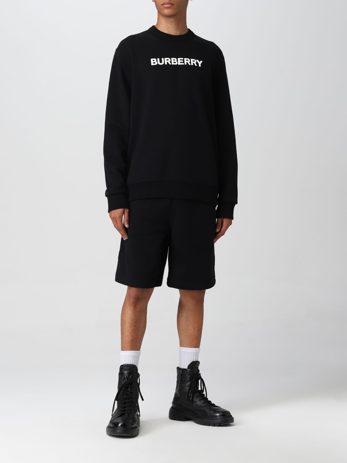 Sweatshirt Burberry: Burberry cotton sweatshirt with logo black 2