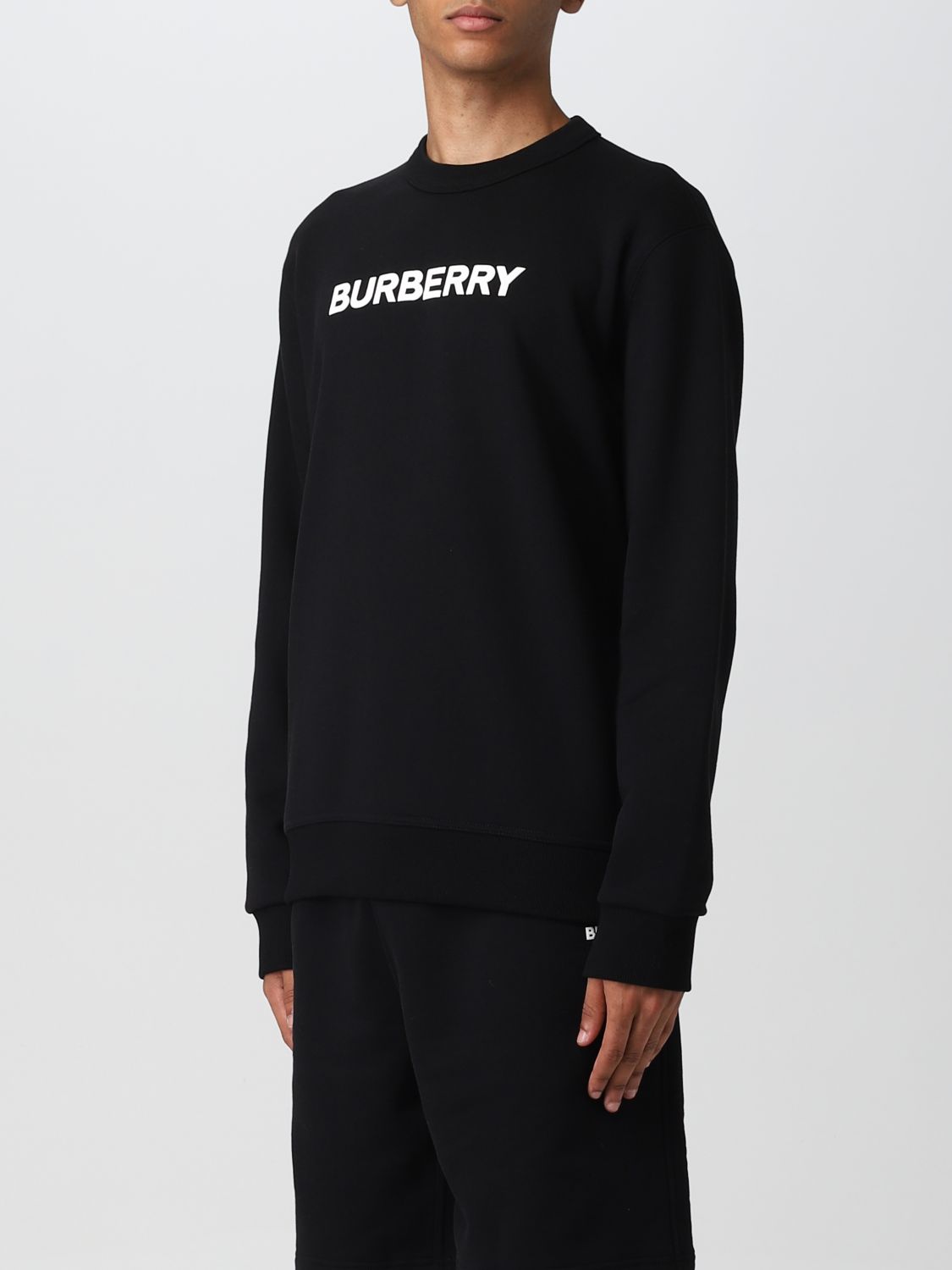 BURBERRY: スウェットシャツ メンズ - ブラック | スウェットシャツ Burberry 8055312 GIGLIO.COM
