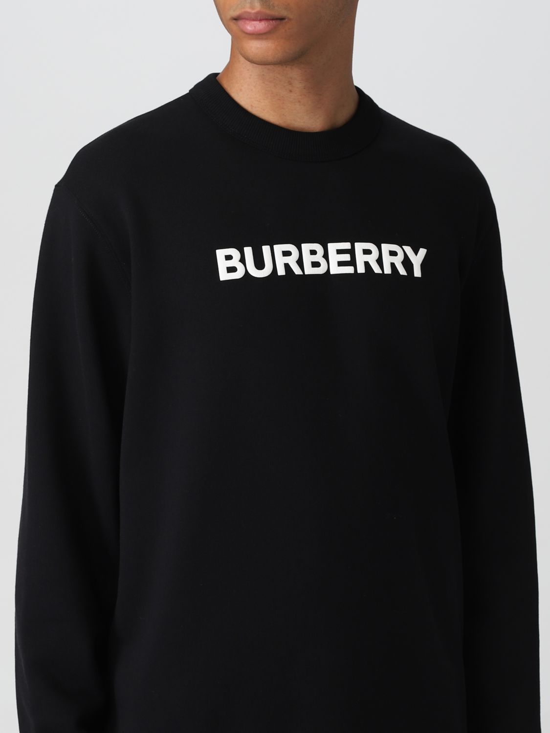 Sweatshirt Burberry: Burberry cotton sweatshirt with logo black 5