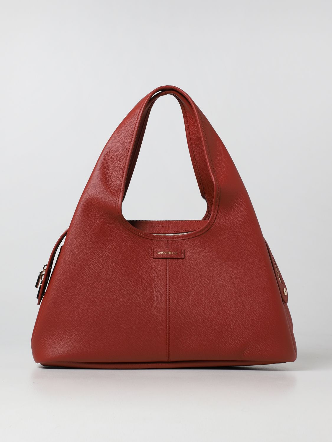Coccinelle Bianca leather shoulder bag Red, Cra-wallonieShops
