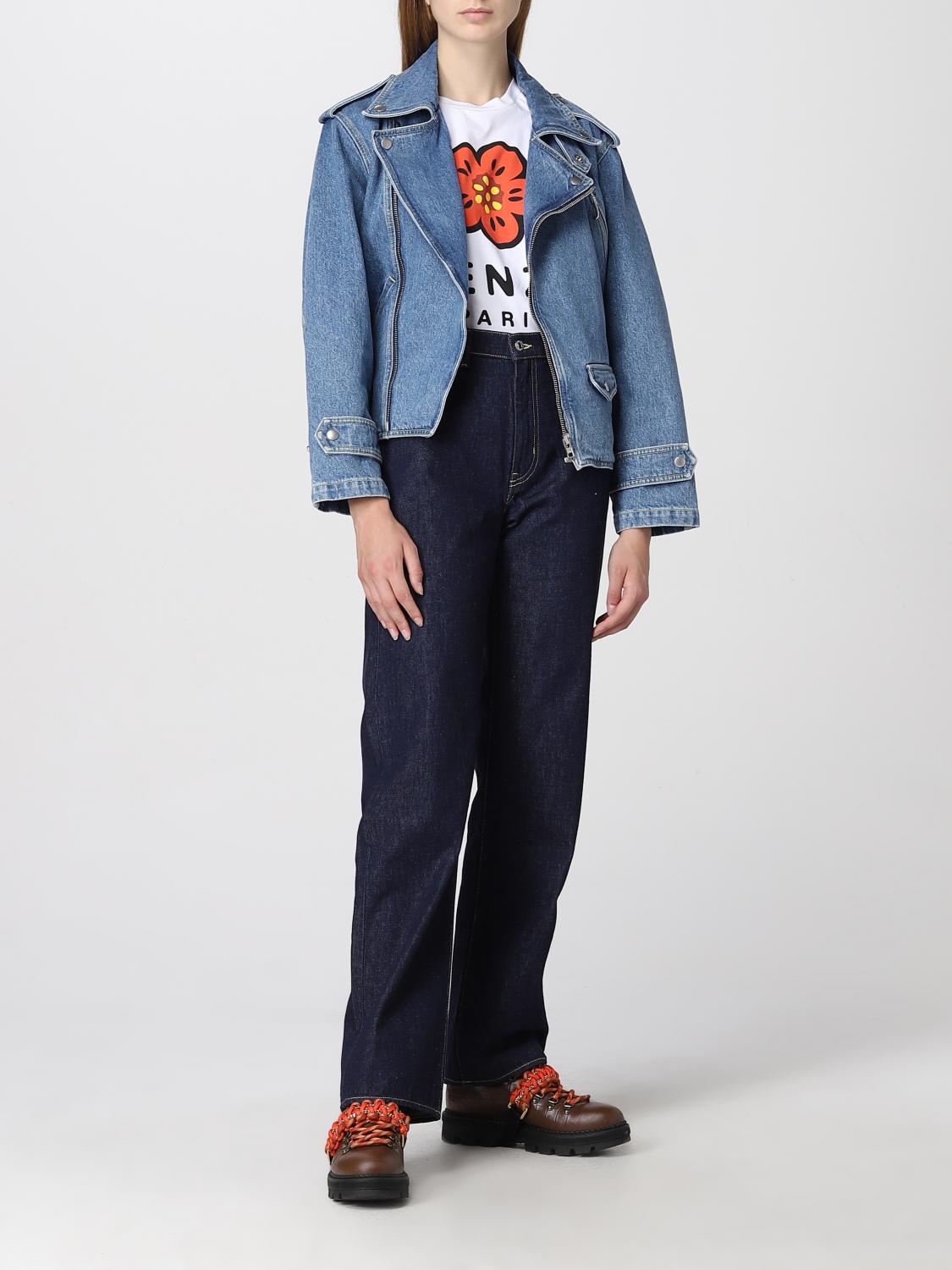 KENZO: ジャケット レディース - ブルー | ジャケット Kenzo FC62DB2369FI GIGLIO.COM KENZO: ジャケット レディース - ブルー | ジャケット Kenzo FC62DB2369FI GIGLIO.COM