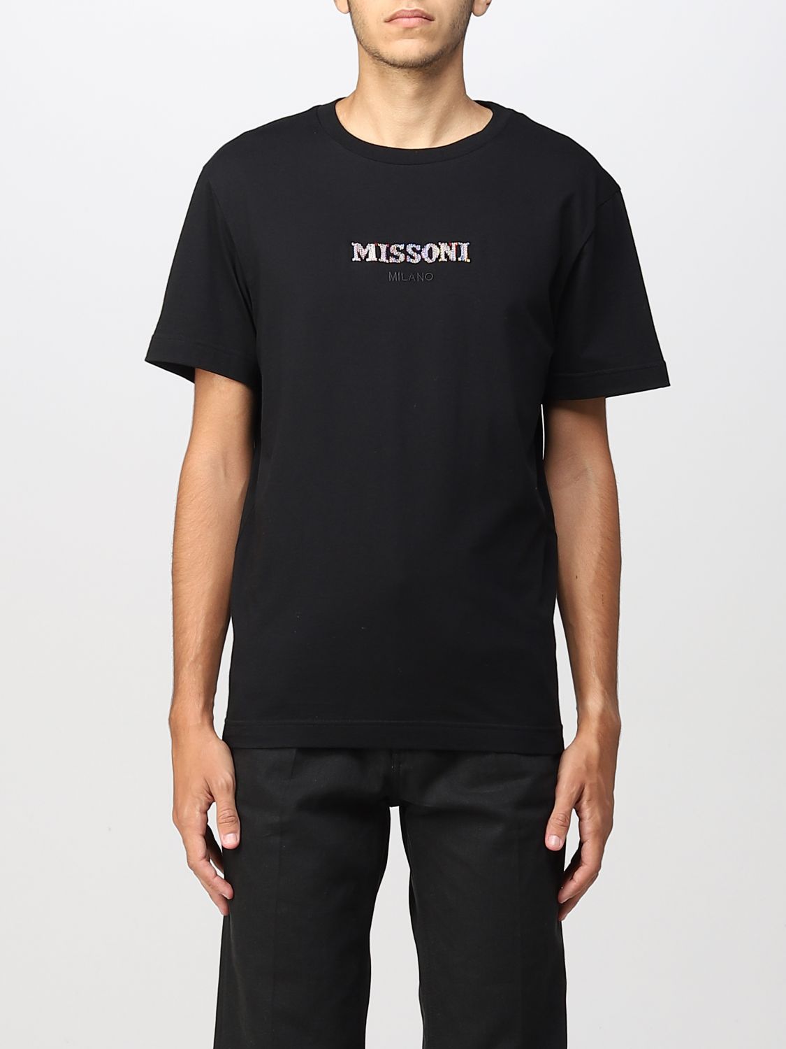 T-shirt Missoni: Missoni t-shirt for men black 1
