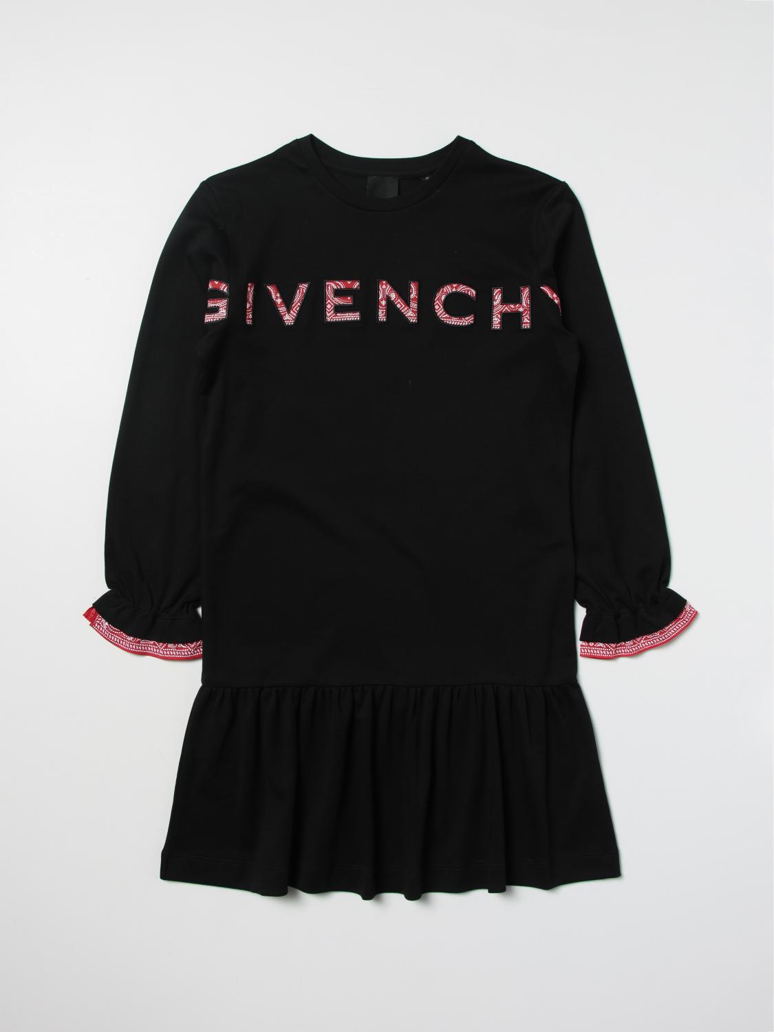 Click to view more detailed imagery on our partner's website Givenchy Kids Dress For Girls In Black