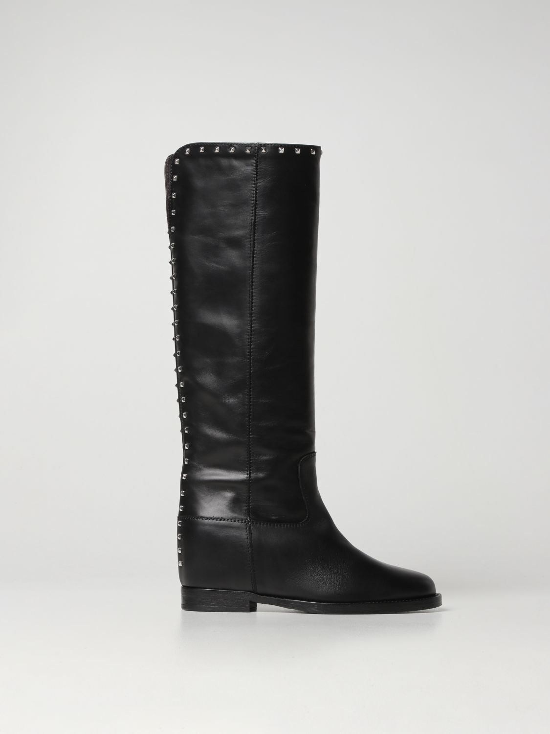 Bedrijf ernstig Slovenië VIA ROMA 15: boots for woman - Black | Via Roma 15 boots 3157 online on  GIGLIO.COM