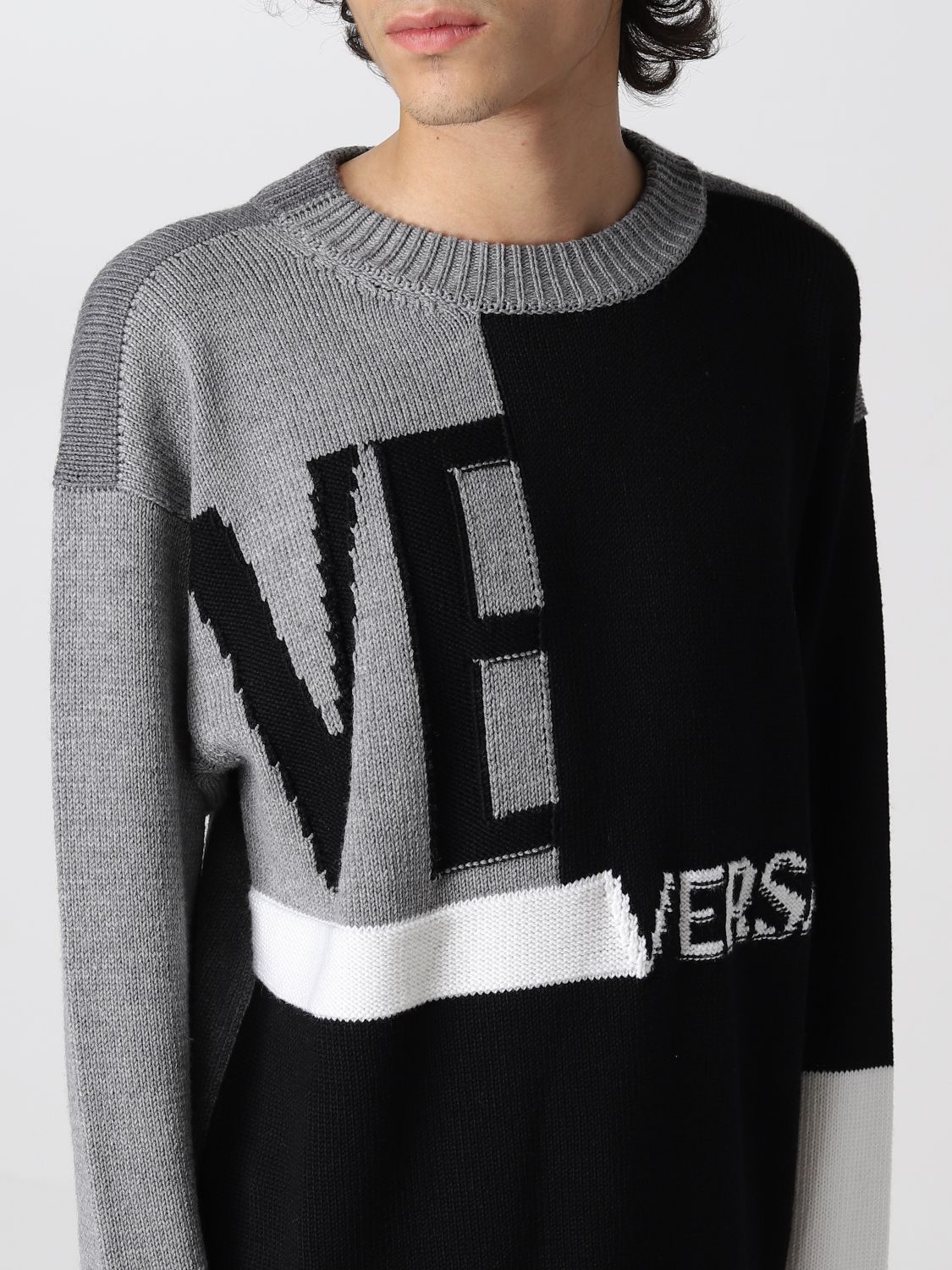 Pullover Versace: Versace Herren pullover schwarz 5