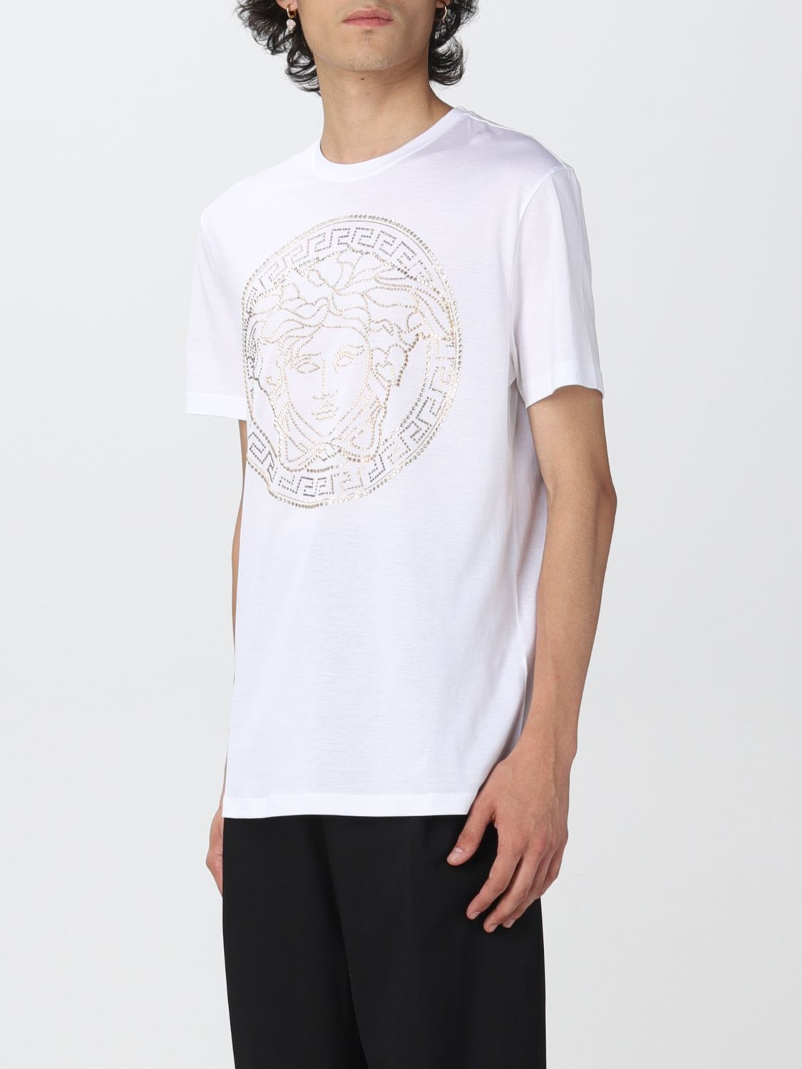 T-Shirt Versace: Versace Herren t-shirt weiß 4