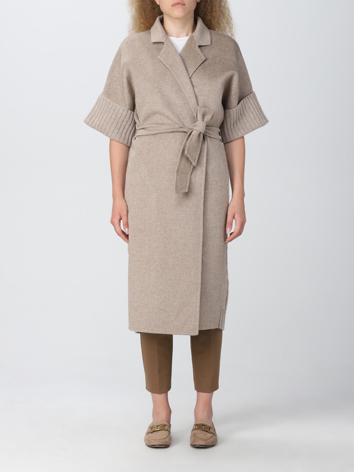 Coat MAX MARA Women colour Beige