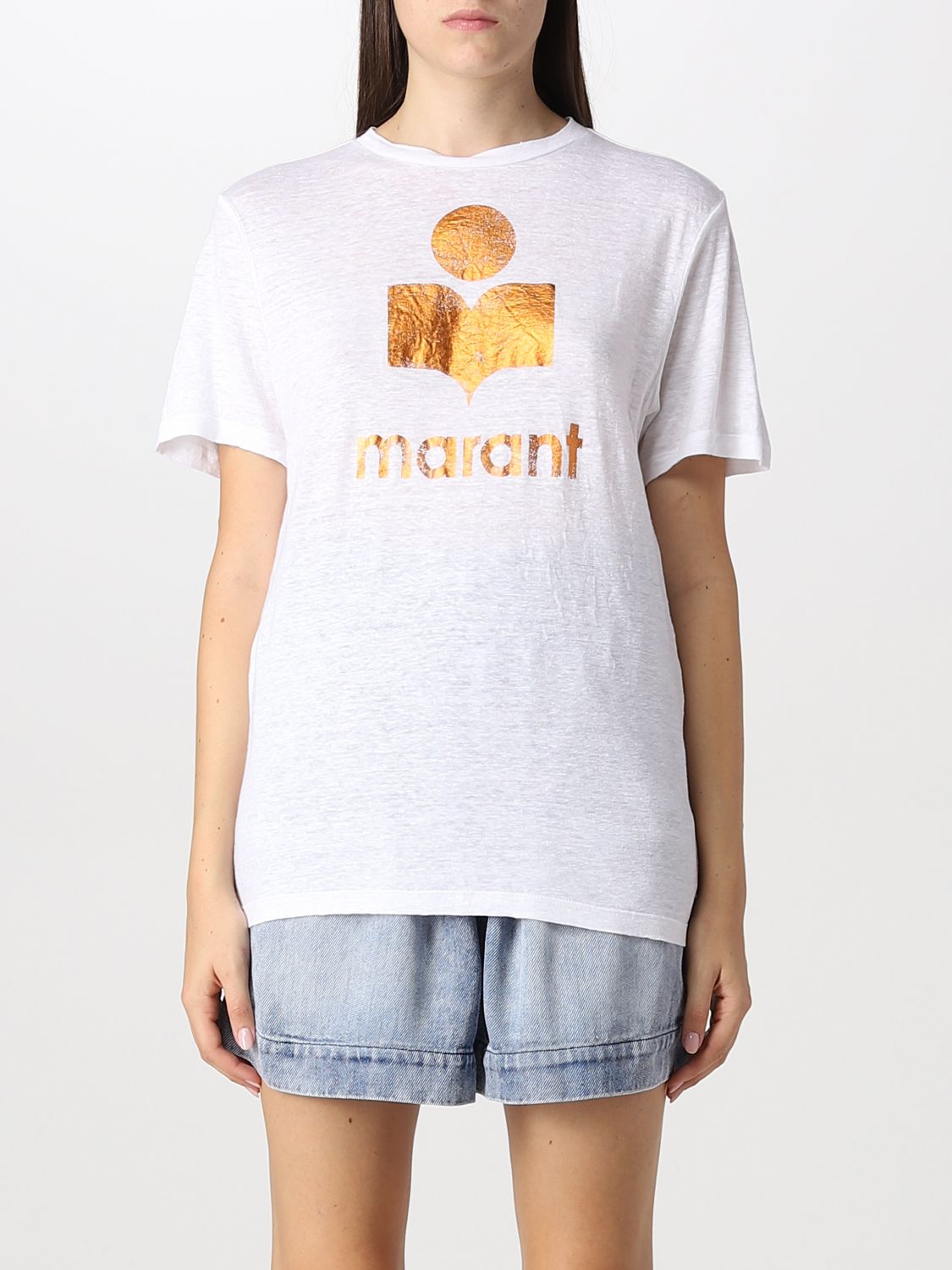 ISABEL MARANT ETOILE: t-shirt for woman - Orange | Isabel Marant Etoile ...