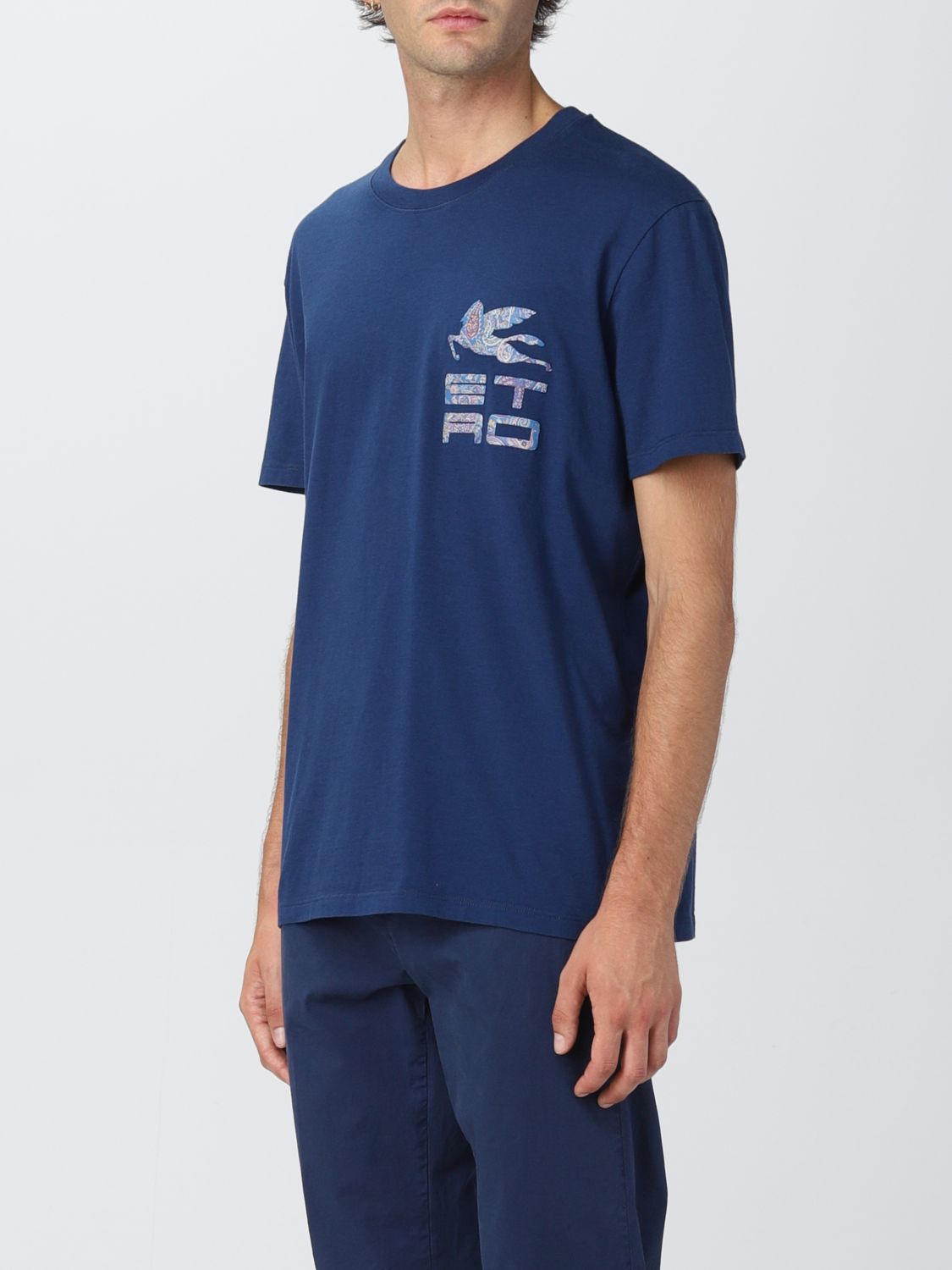Camiseta Etro: Camiseta Etro para hombre azul oscuro 3
