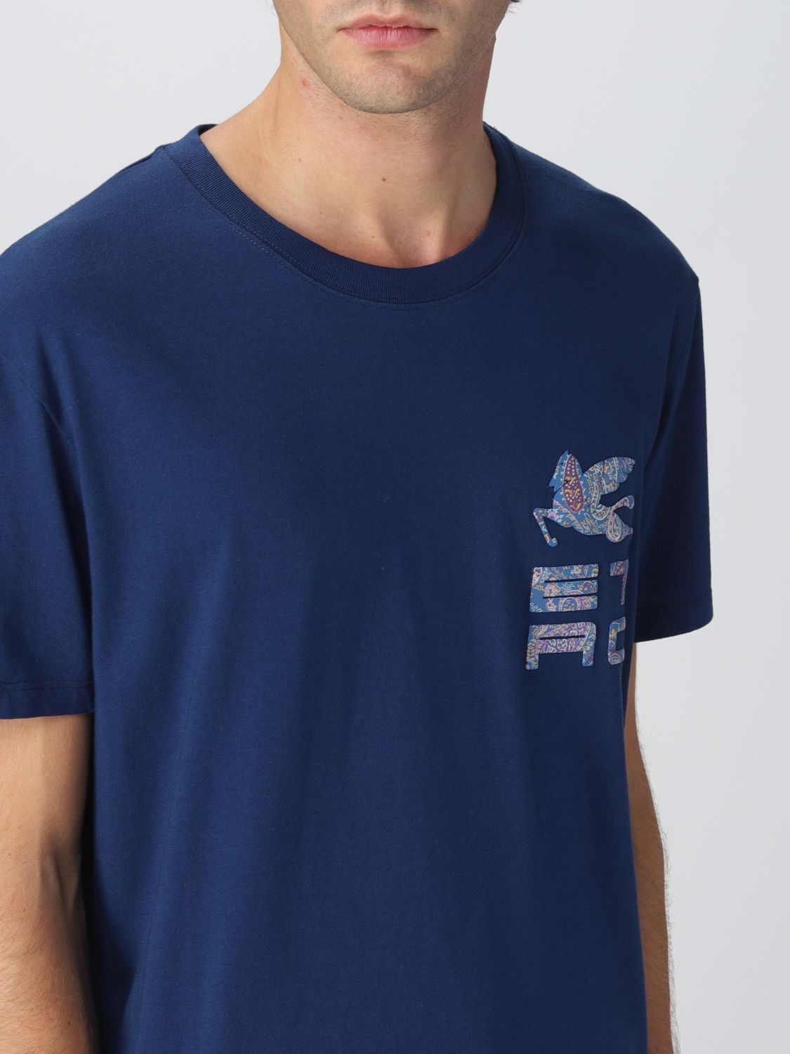 Camiseta Etro: Camiseta Etro para hombre azul oscuro 4