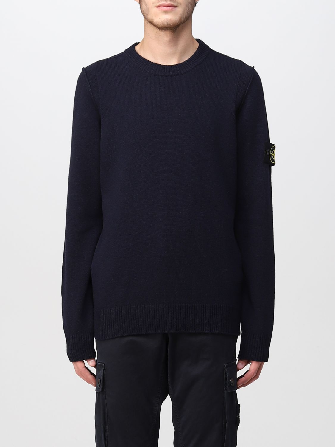 eeuw zingen salon Stone Island Outlet: sweater for man - Blue | Stone Island sweater 508A3  online on GIGLIO.COM