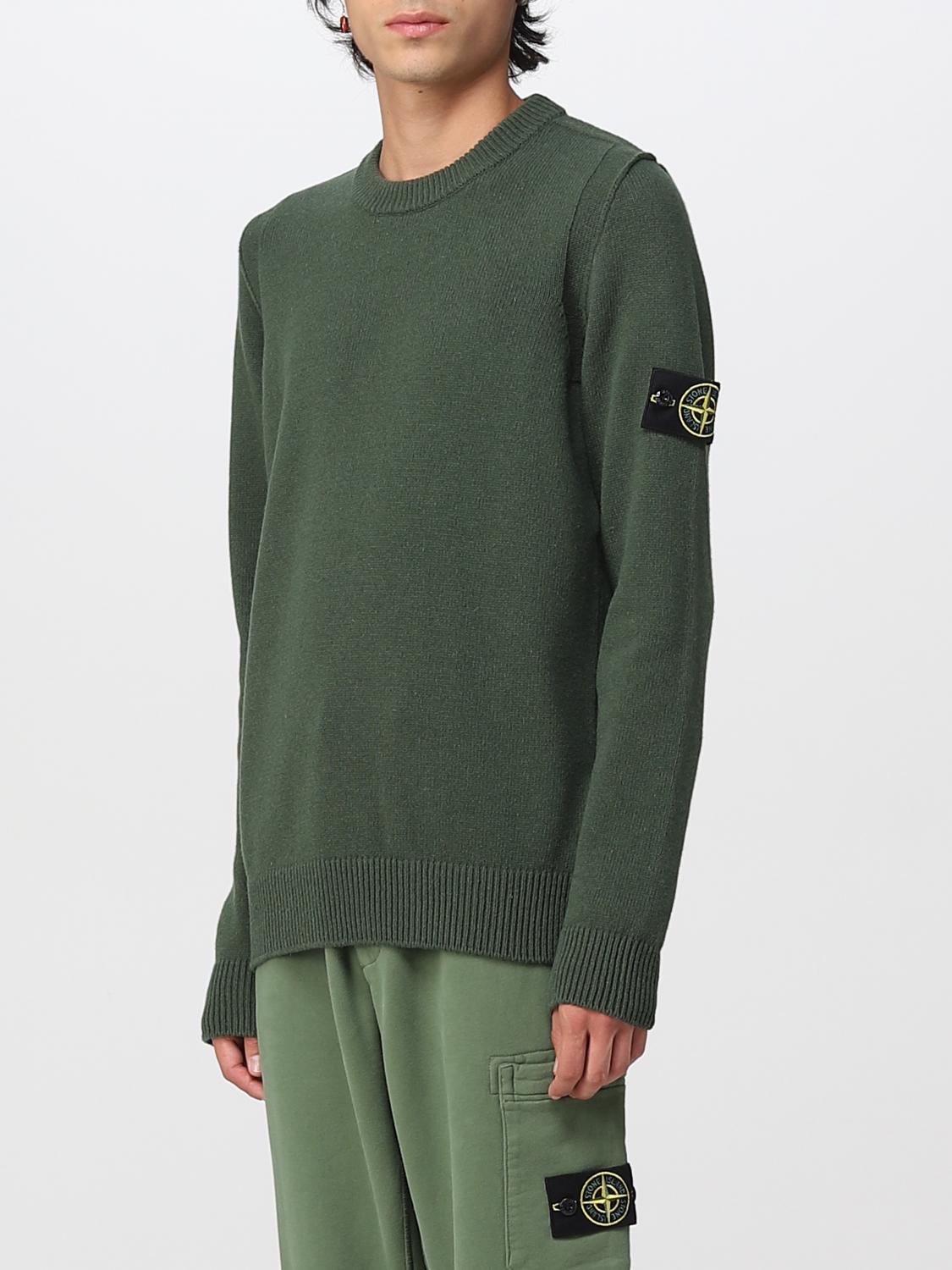 stone island sweater olive