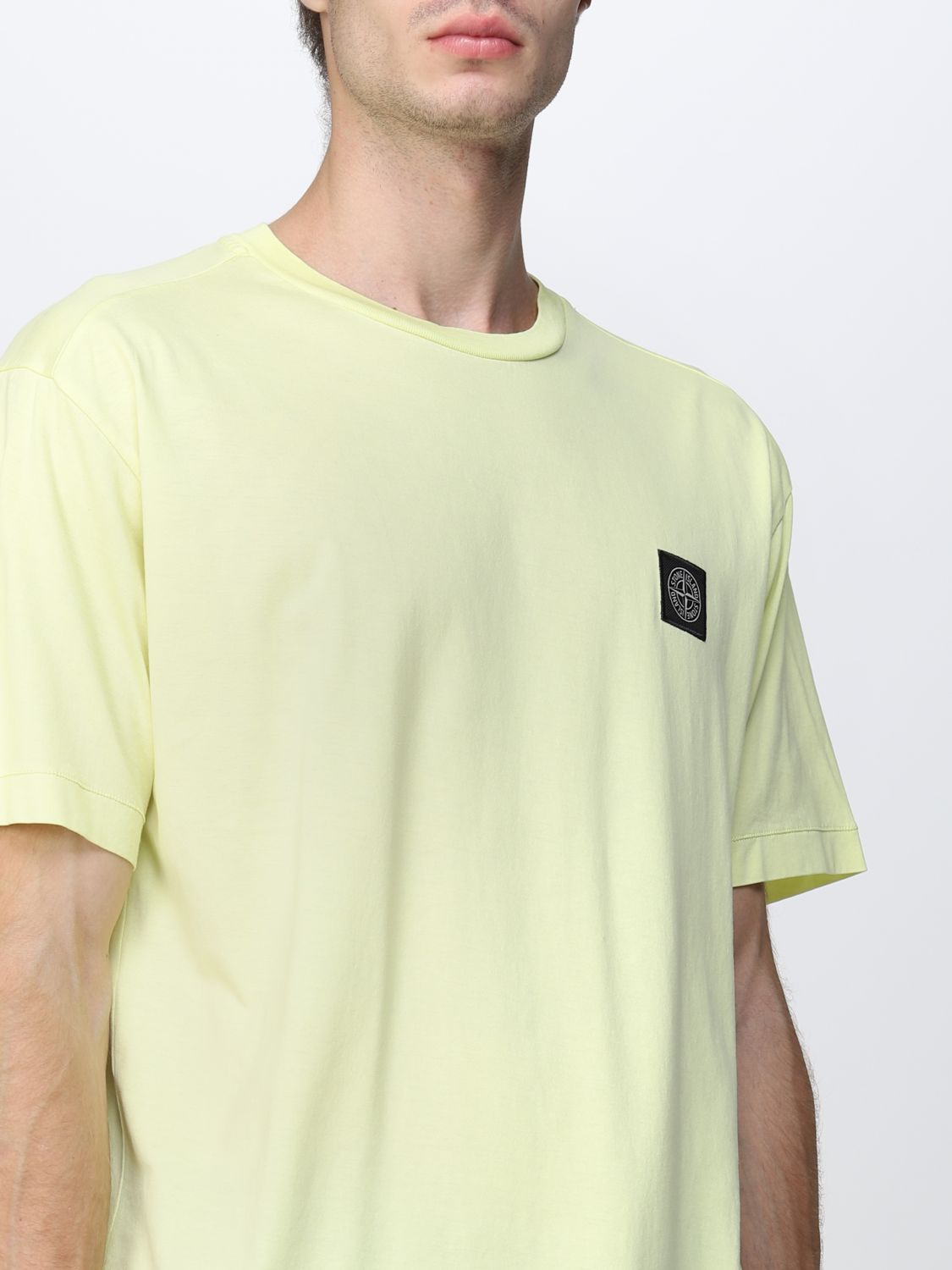 T-shirt Stone Island: Stone Island t-shirt for men lemon 5