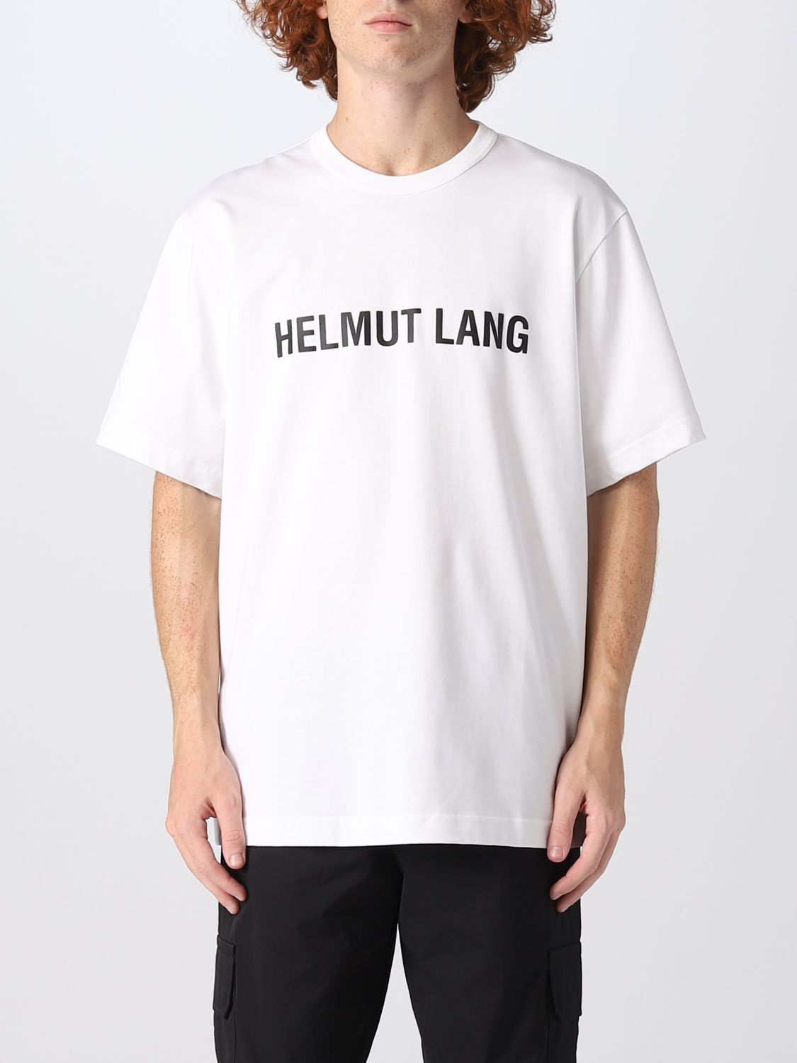 T-Shirt Helmut Lang: Helmut Lang Herren T-Shirt weiß 1