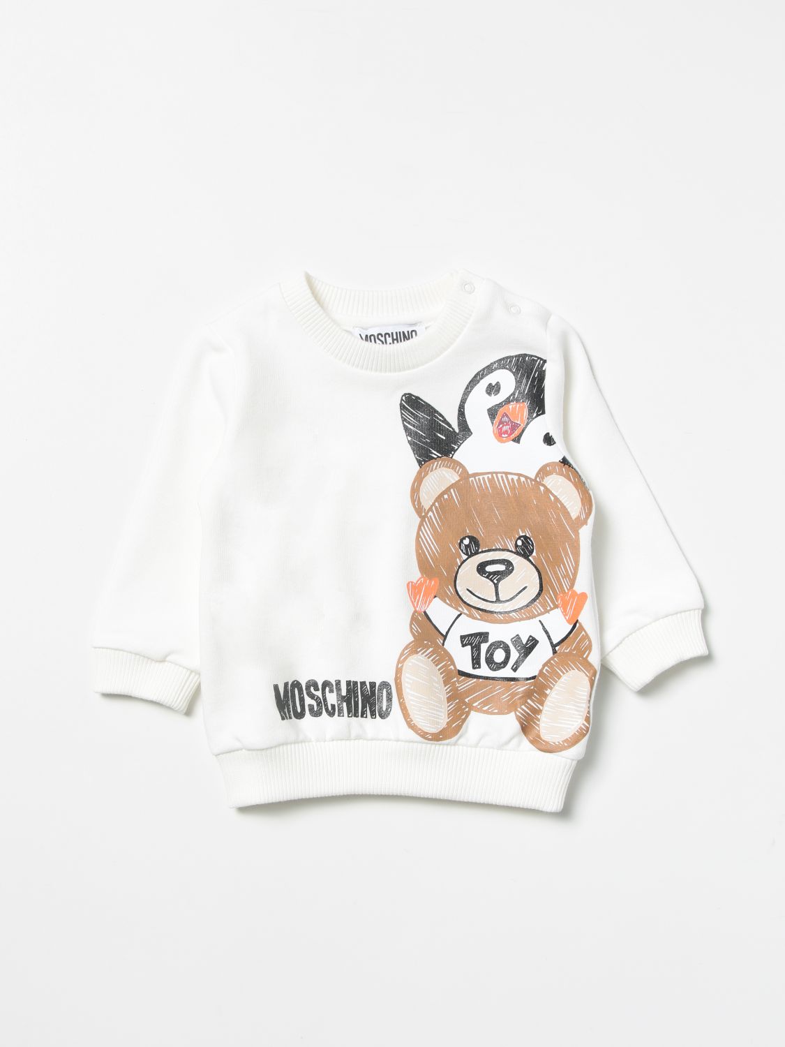 Sweater Moschino Baby: Moschino Baby sweater for baby white 1