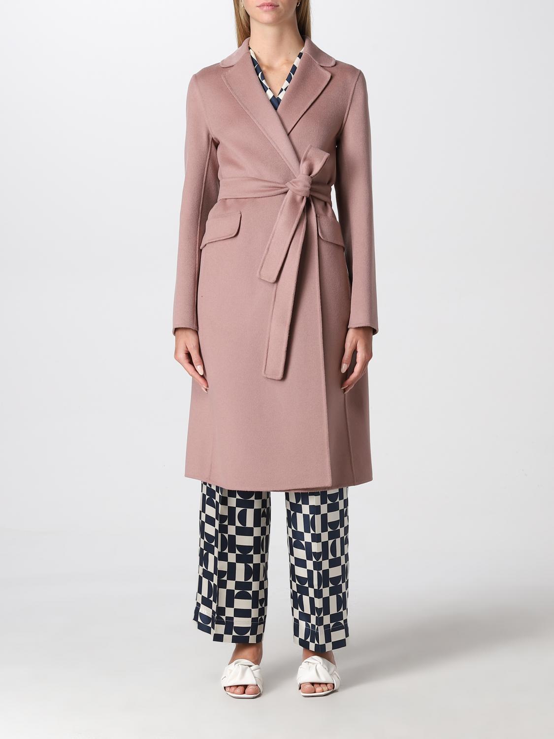 manteau max mara rose