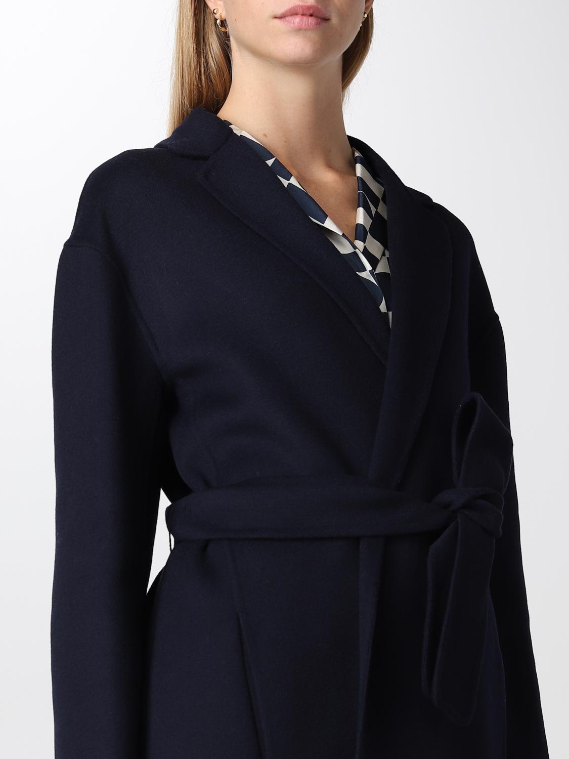 S MAX MARA Manteau femme Bleu Manteau S Max Mara 90161229600 en