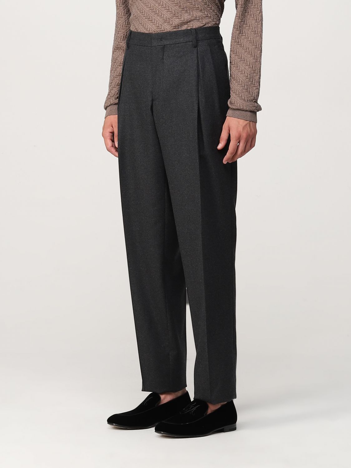 Trousers Giorgio Armani: Giorgio Armani trousers for men grey 4
