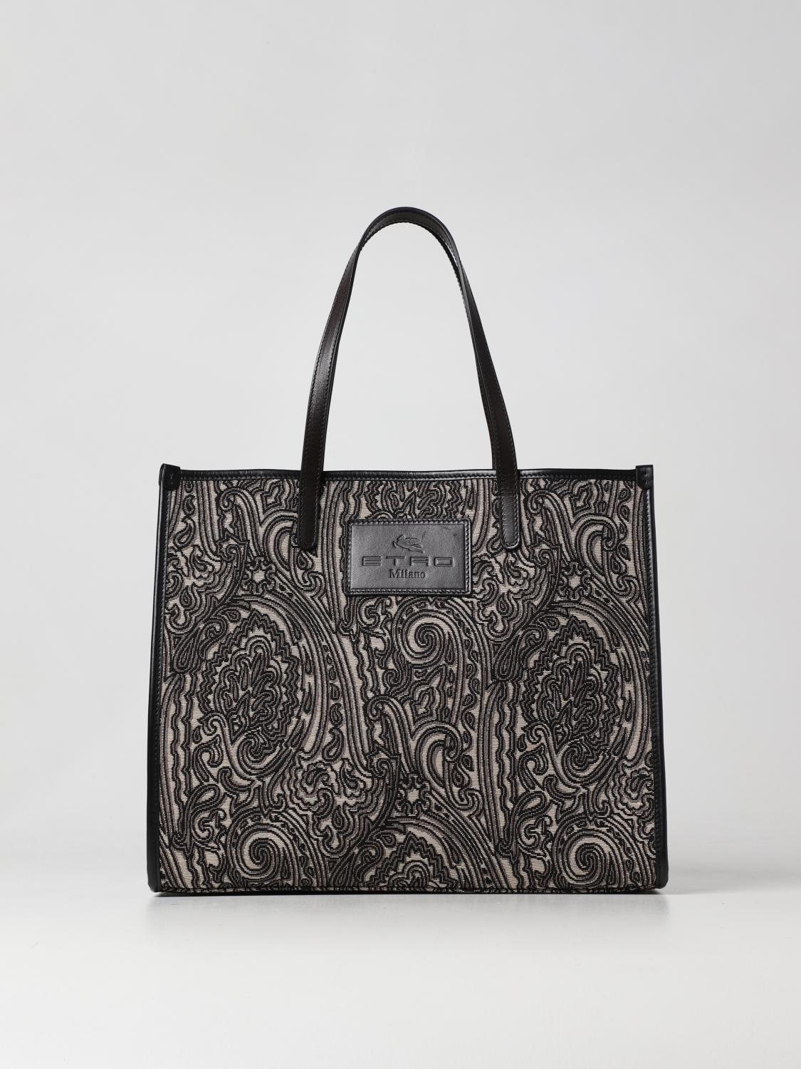 ETRO 新品 タグ付 希少 エトロ トートバッグ 牛革 バイカラー