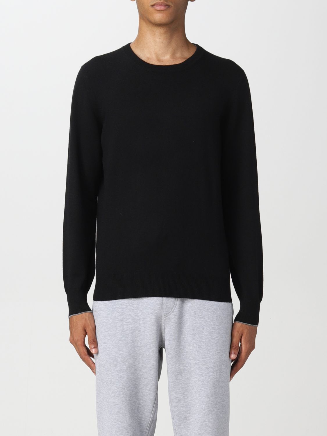 BRUNELLO CUCINELLI: Sweater men - Black | Sweater Brunello Cucinelli ...