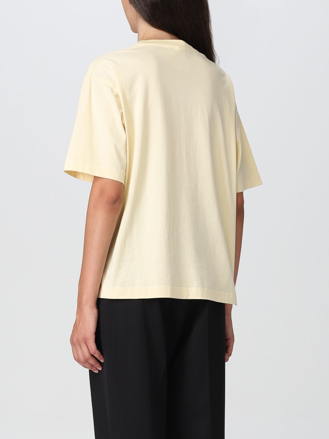 ACNE STUDIOS: t-shirt for women - Yellow | Acne Studios t-shirt AL0195 ...