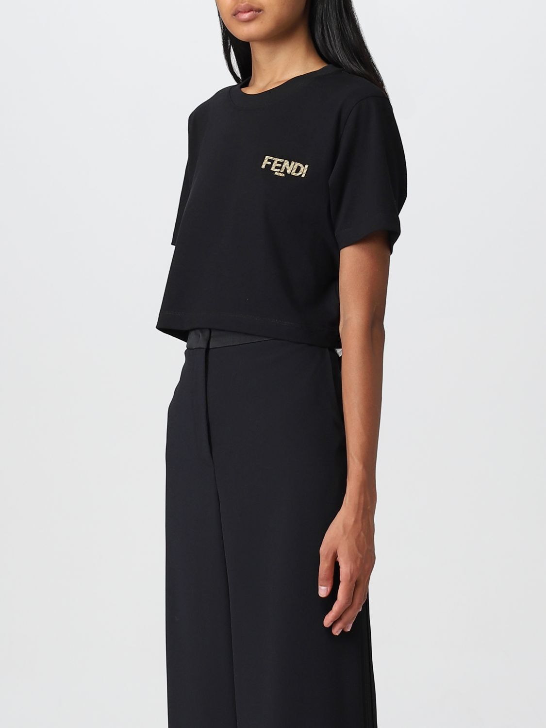 T-Shirt Fendi: Fendi t-shirt for woman black 3