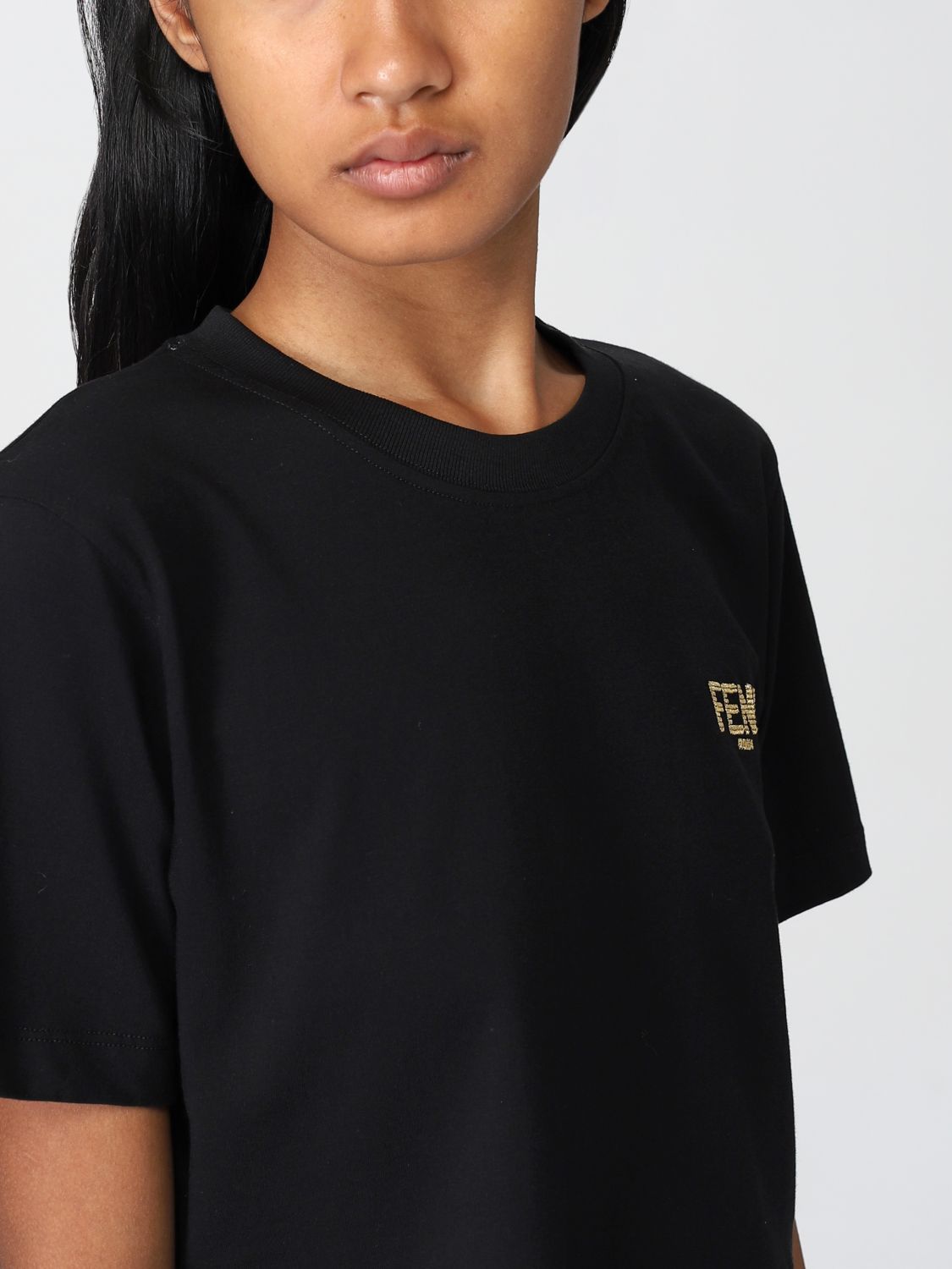 T-Shirt Fendi: Fendi t-shirt for woman black 4