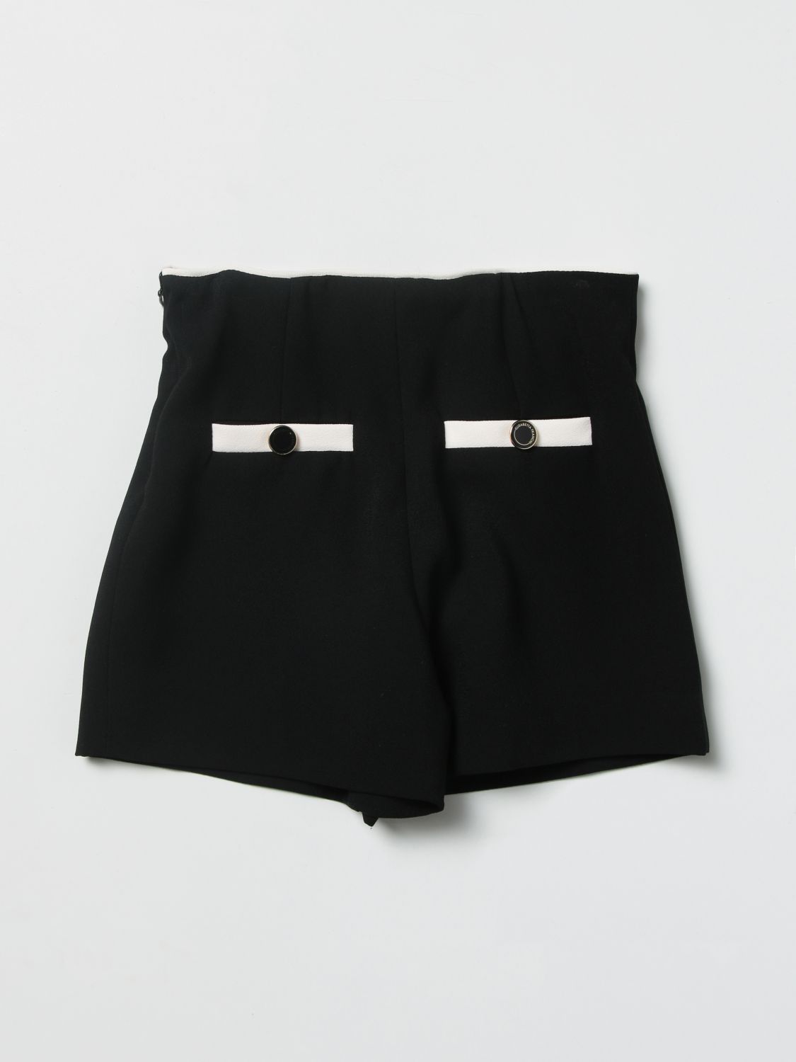 Pantalones cortos Elisabetta Franchi: Pantalones cortos Elisabetta Franchi para niña negro 2