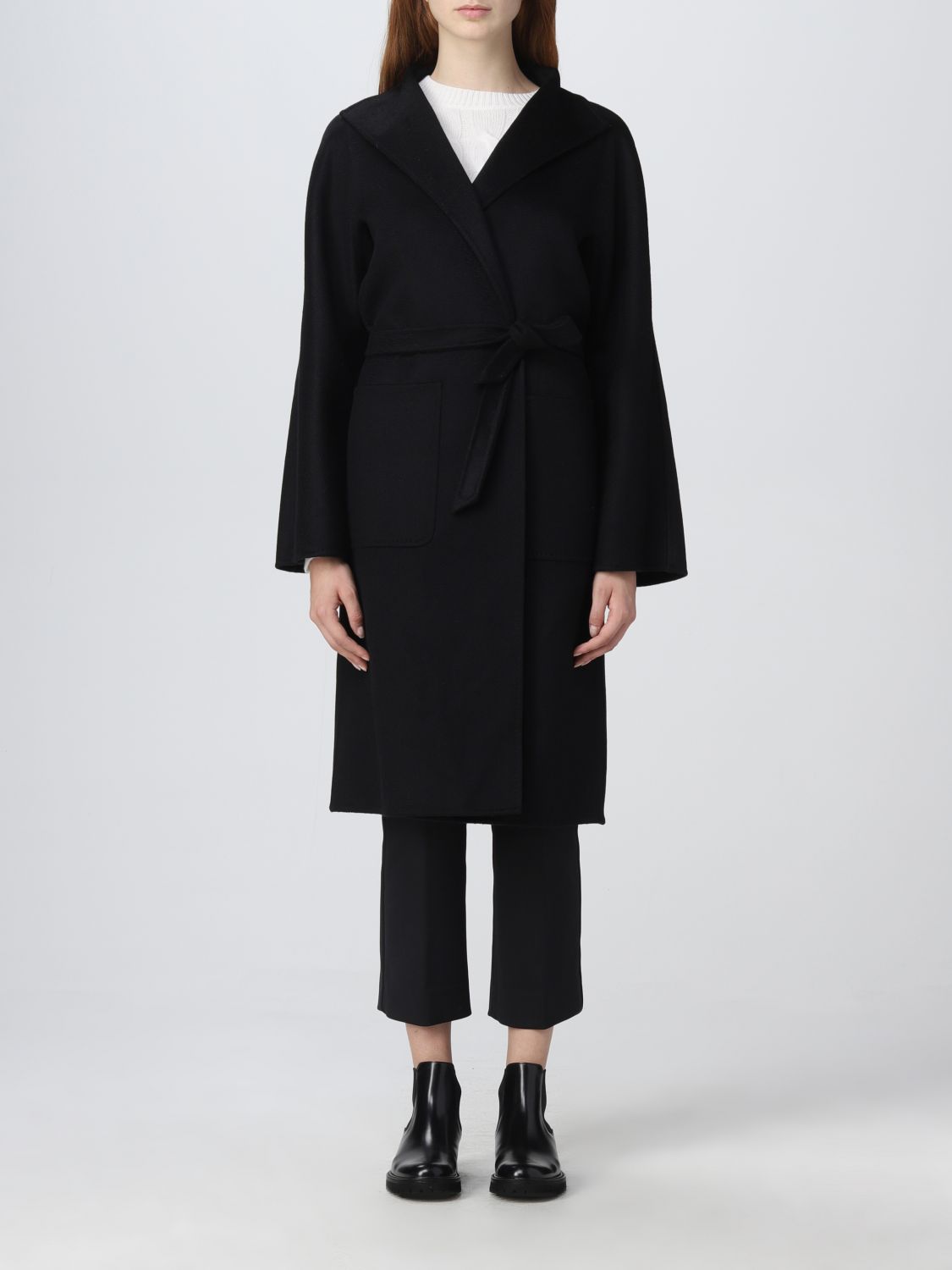 Max Mara Coat Women Color Black | ModeSens