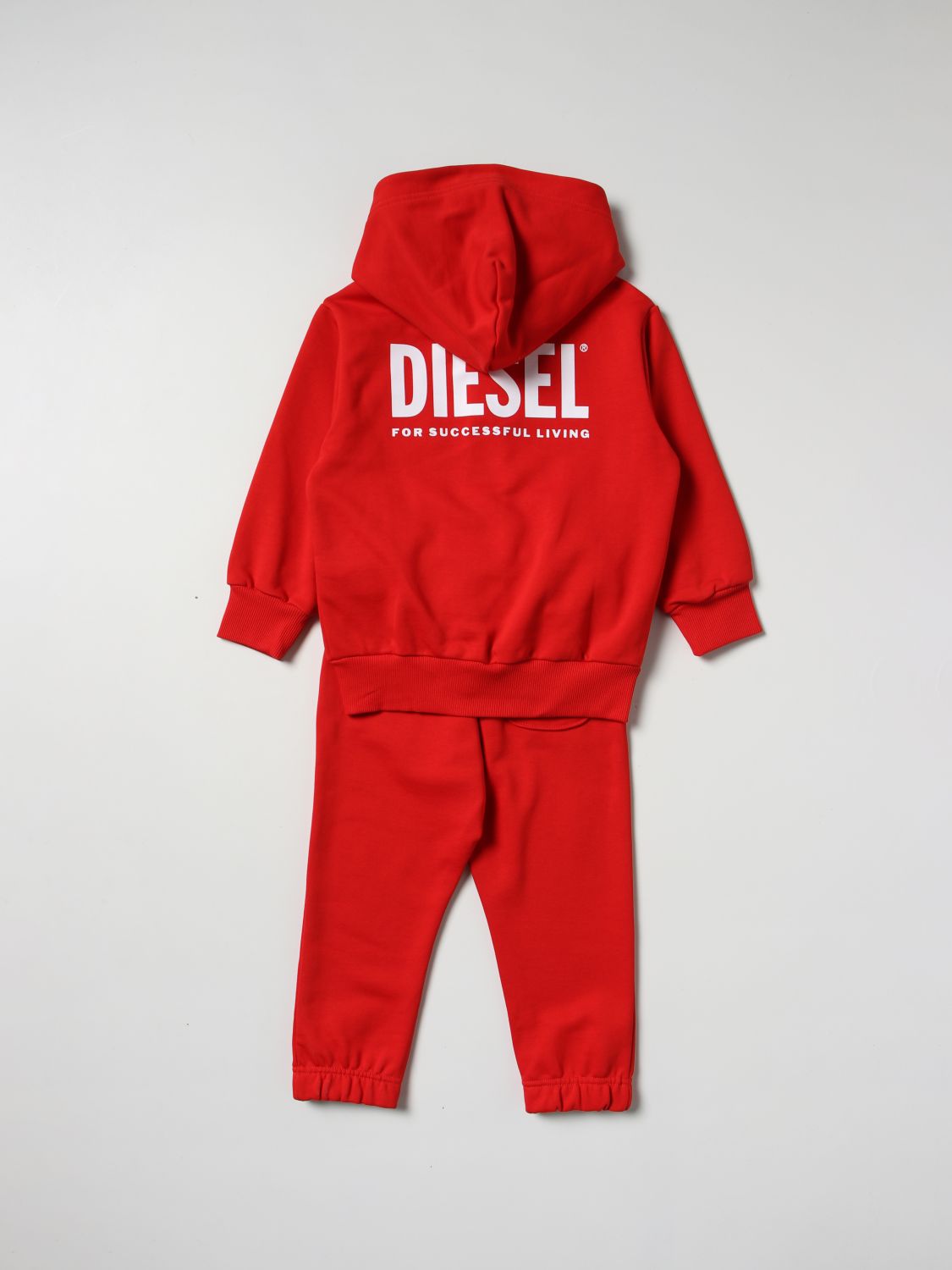 Completo Diesel: Set 2 pezzi Diesel in cotone con logo rosso 2