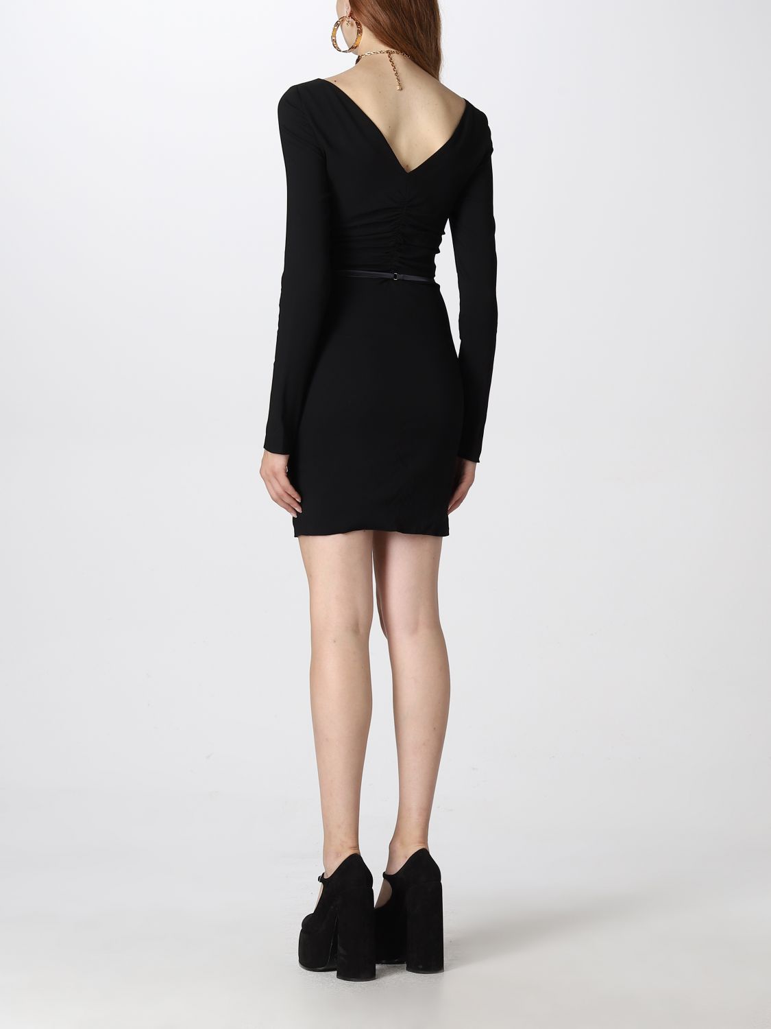 Платье Versace: Платье Versace для нее черный 3
