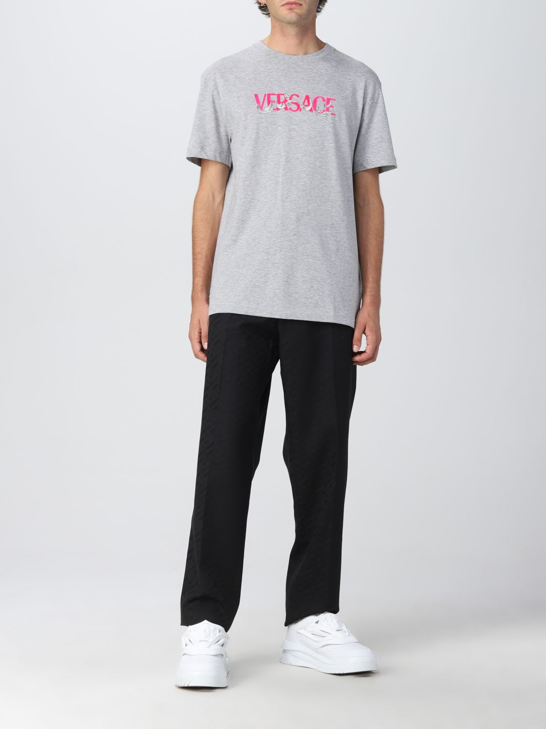 T-Shirt Versace: Versace Herren t-shirt grau 2