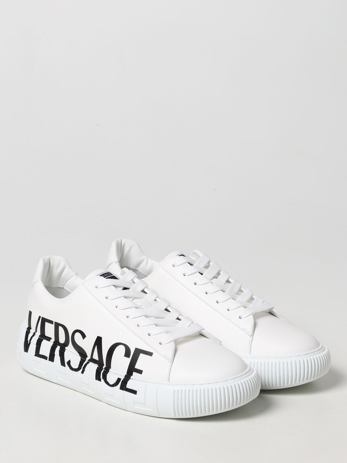 Baskets Versace: Baskets Versace homme blanc 2