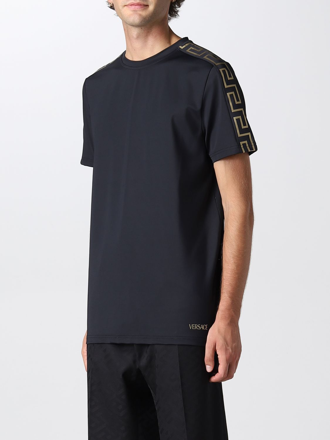 T-Shirt Versace: Versace Herren t-shirt schwarz 4