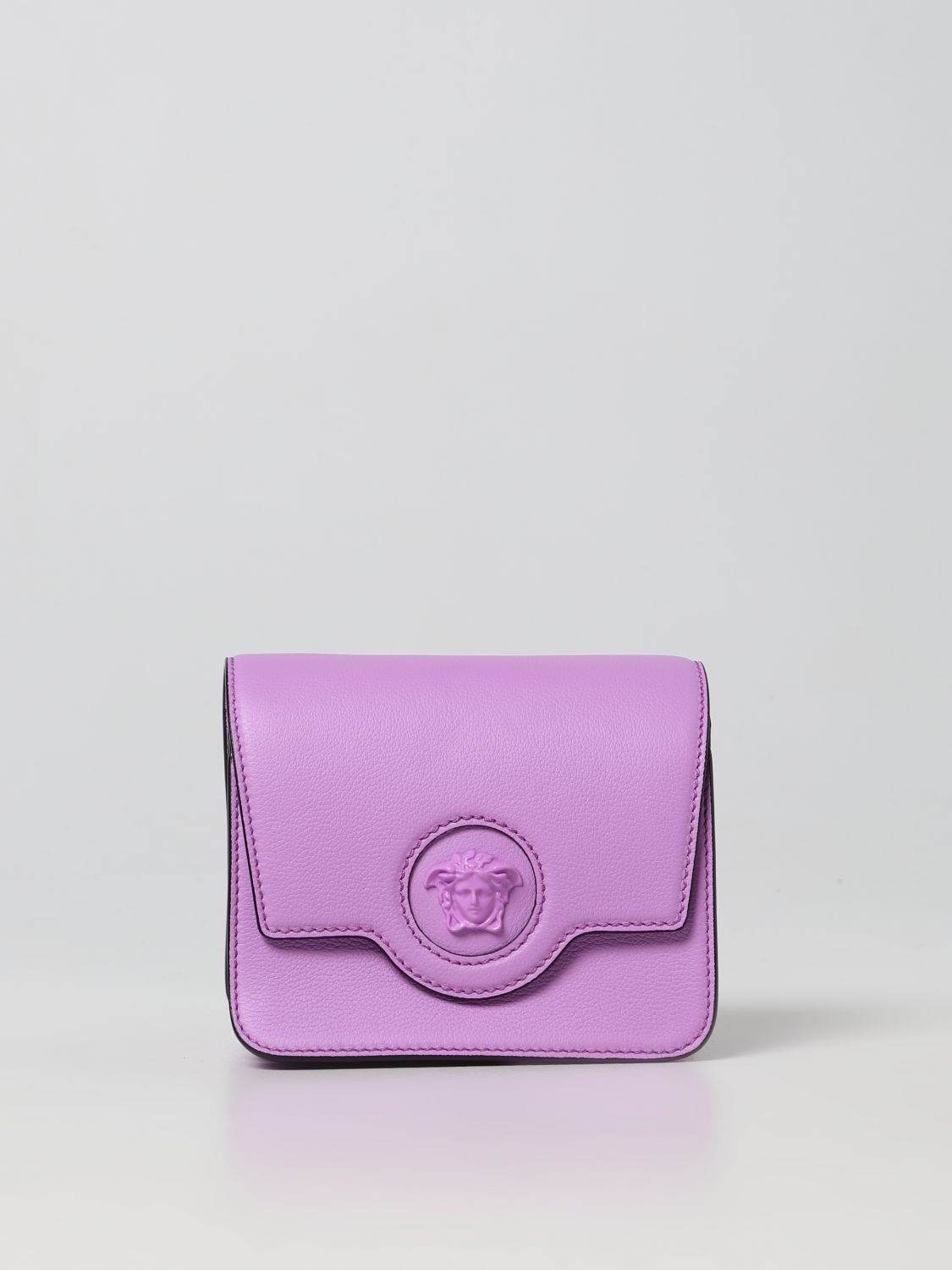Мини-сумка Versace: Мини-сумка Versace для нее фиолетовый 1