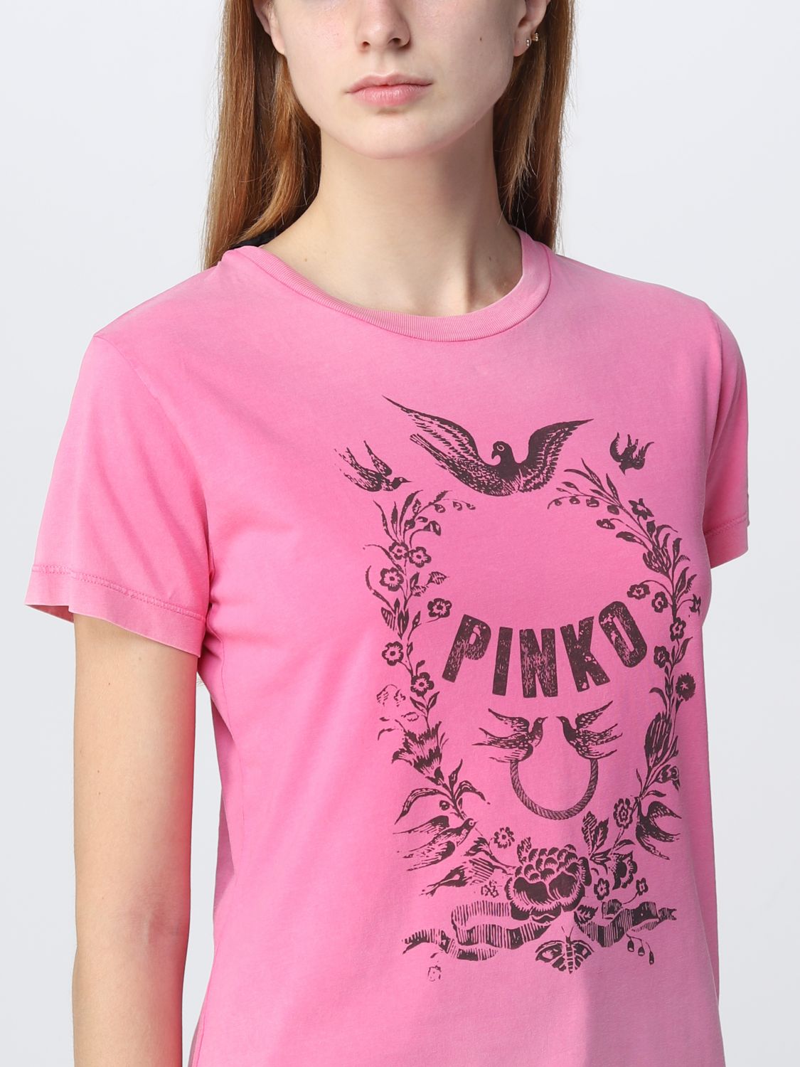 通常在庫品 PINKO ピンコ Tシャツ トップス レディース T-shirts Fuchsia - 通販 -  www.certificazionece.it