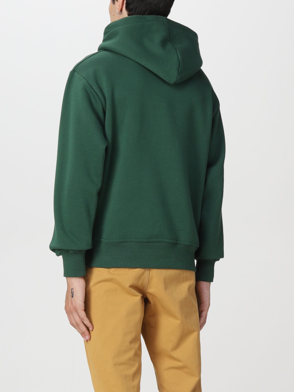 PLEASURES: Sweatshirt men - Green | Sweatshirt Pleasures P22SU033 ...