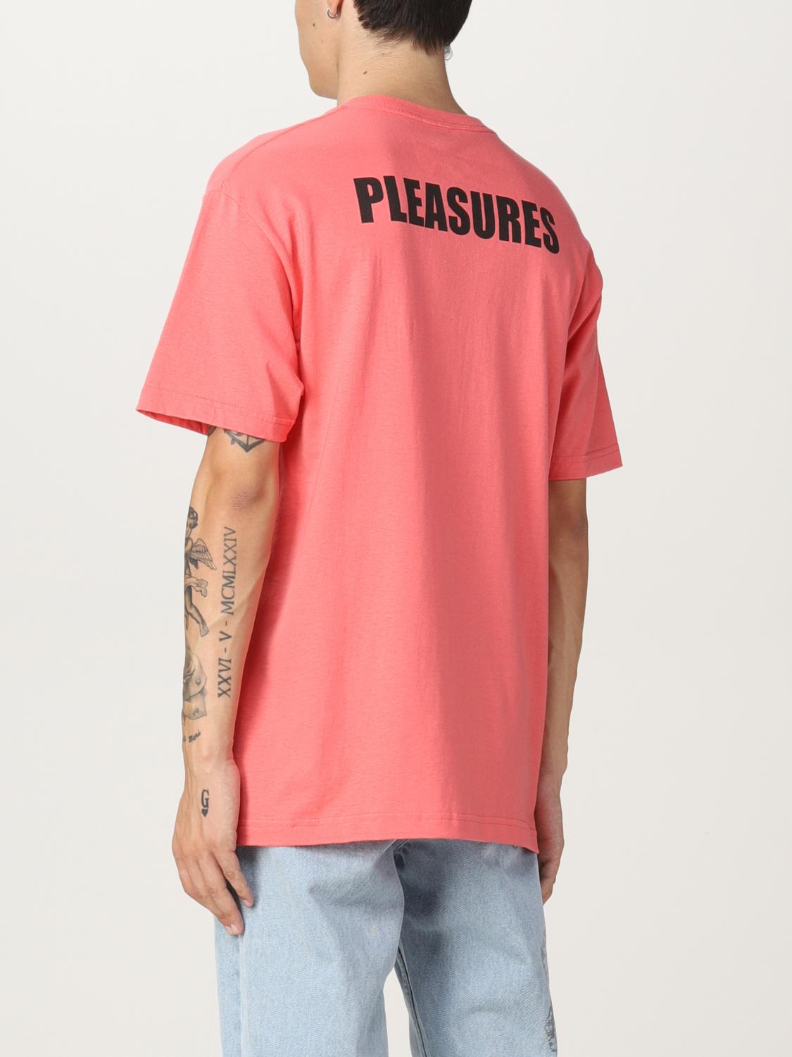 Pleasures Tシャツ メンズ ピンク Tシャツ Pleasures P22su043 Giglio Com