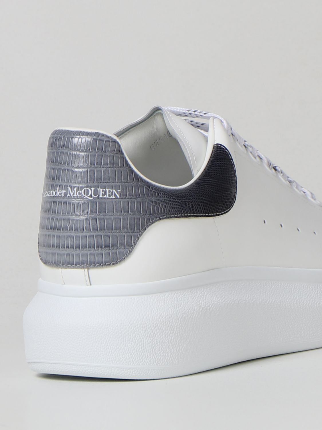 Sneakers Alexander Mcqueen: Alexander McQueen Larry leather sneakers white 3