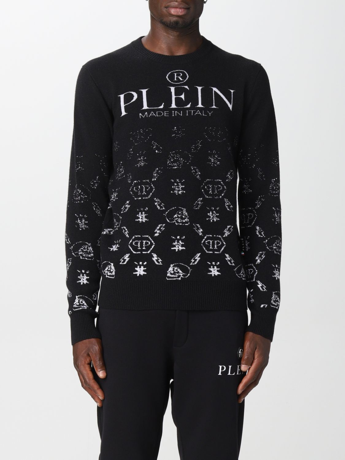 Plak opnieuw pedaal Aanpassen Philipp Plein Outlet: sweater for man - Black | Philipp Plein sweater  FABCMKO1150PKN002N online on GIGLIO.COM