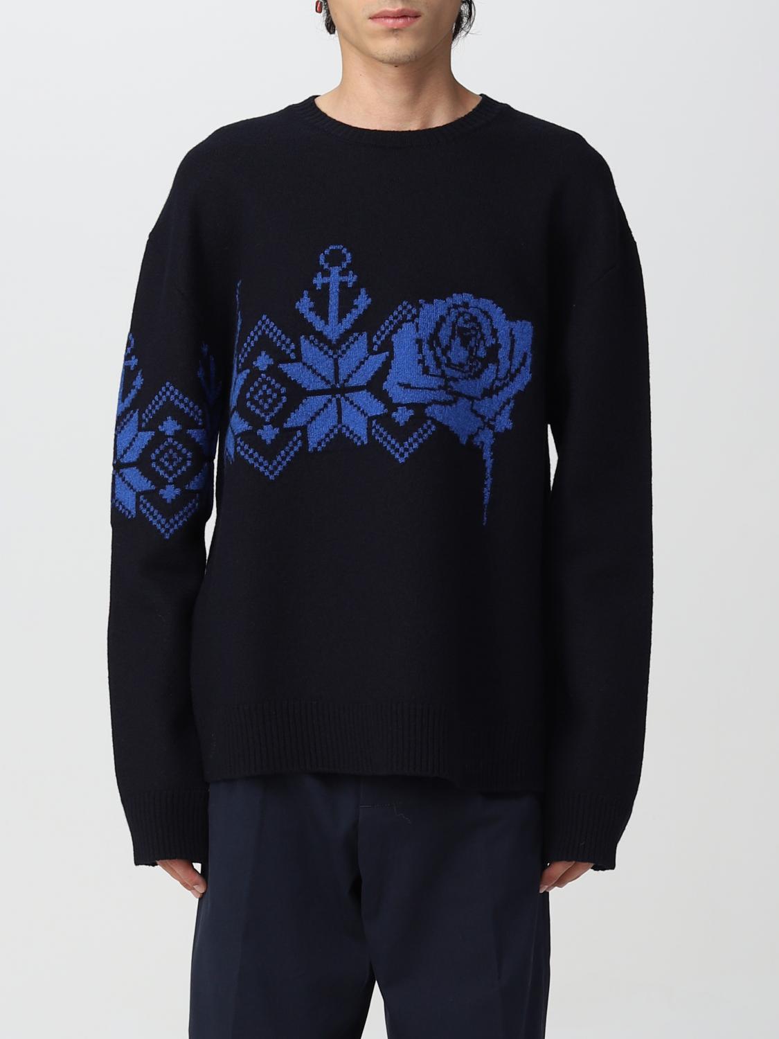 Etro Sweater Man Black Sweater Etro 1m9109384 Online At Giglio