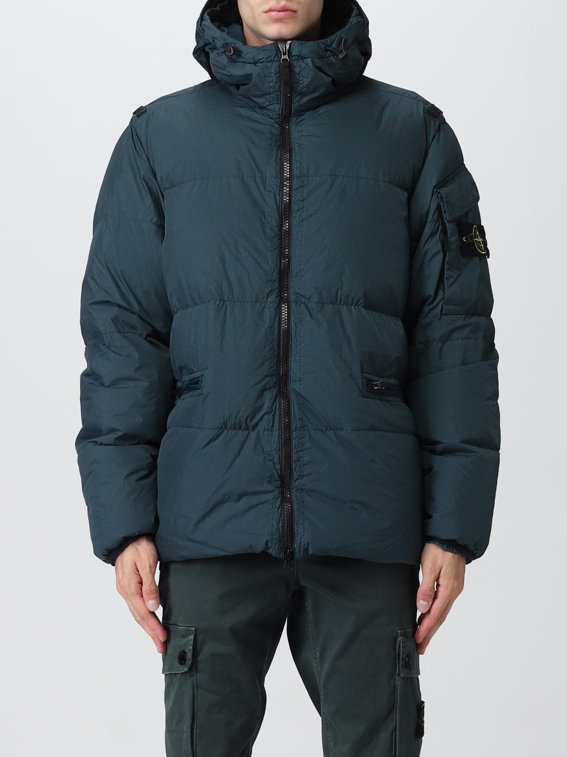 Stone Island Jacket Men Color Petroleum Blue | ModeSens