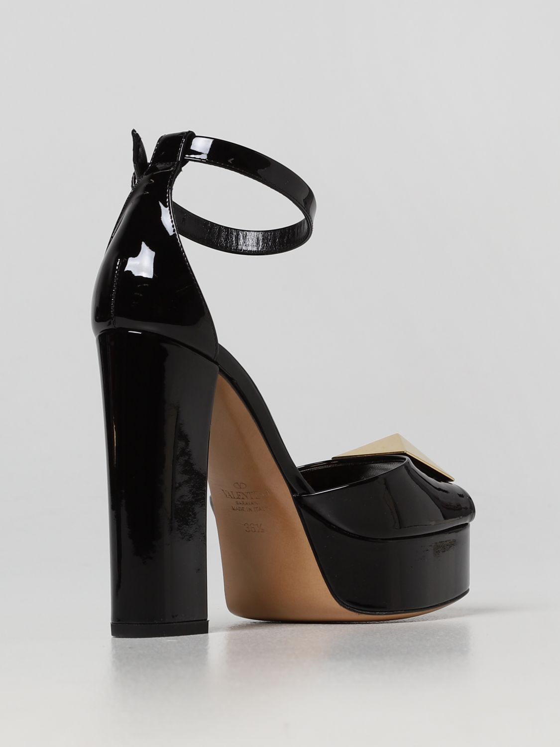 Heeled sandals Valentino Garavani: Valentino Garavani heeled sandals for women black 3