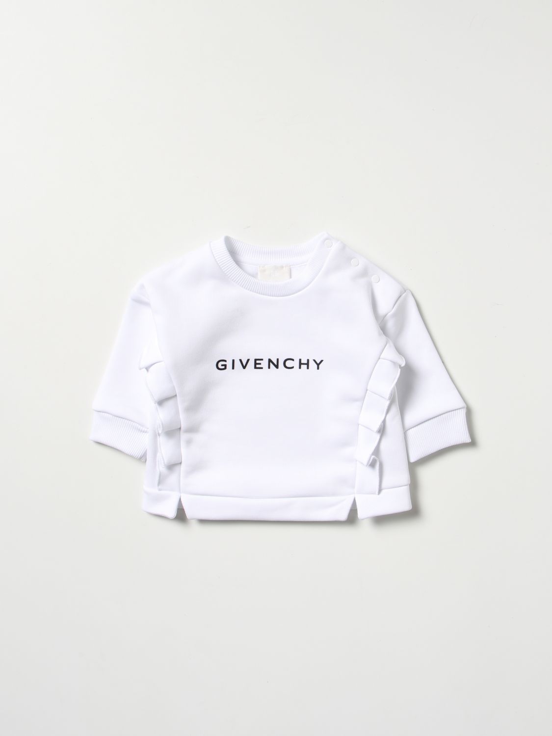 Maglia Givenchy: Felpa Givenchy con logo bianco 1