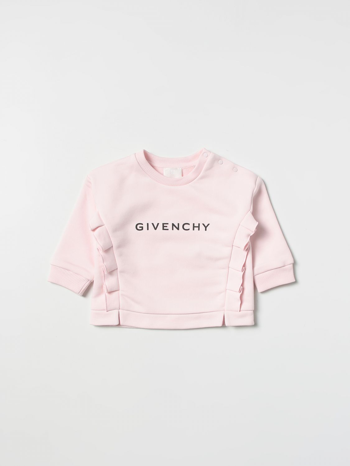 Maglia Givenchy: Felpa Givenchy con logo rosa 1