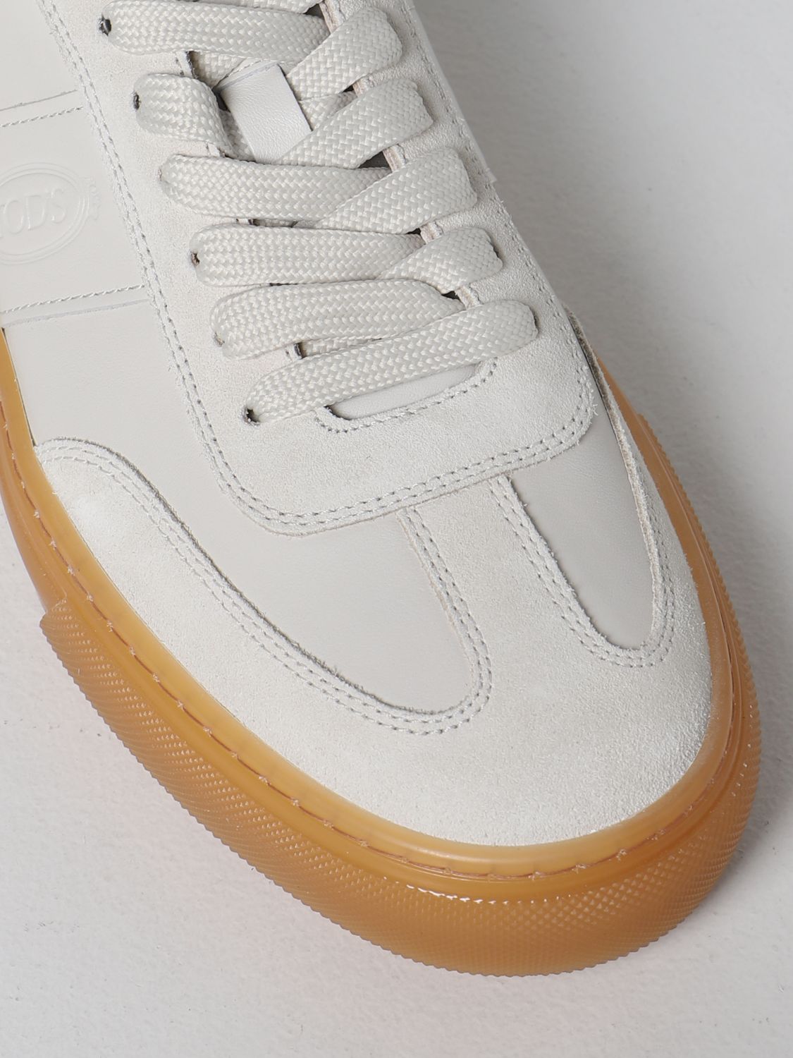 Sneakers Tod's: Tod's leather sneakers white 4