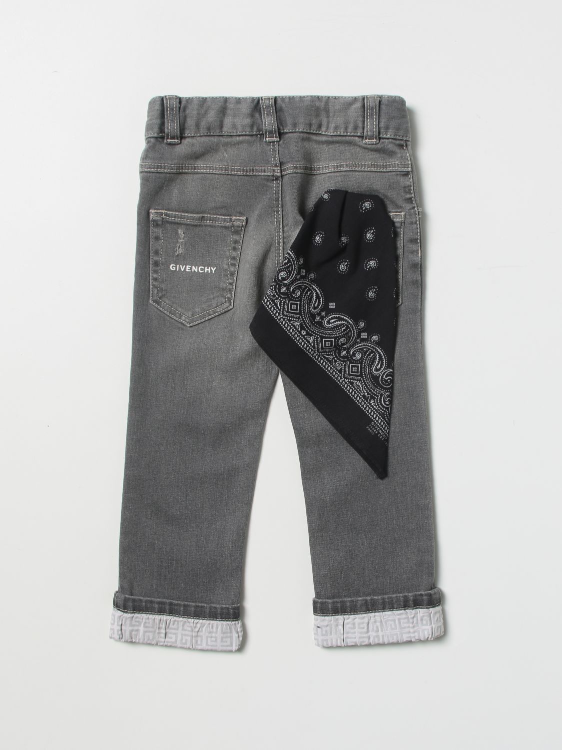 Giglio.com Abbigliamento Pantaloni e jeans Jeans Jeans a 5 tasche con foulard 