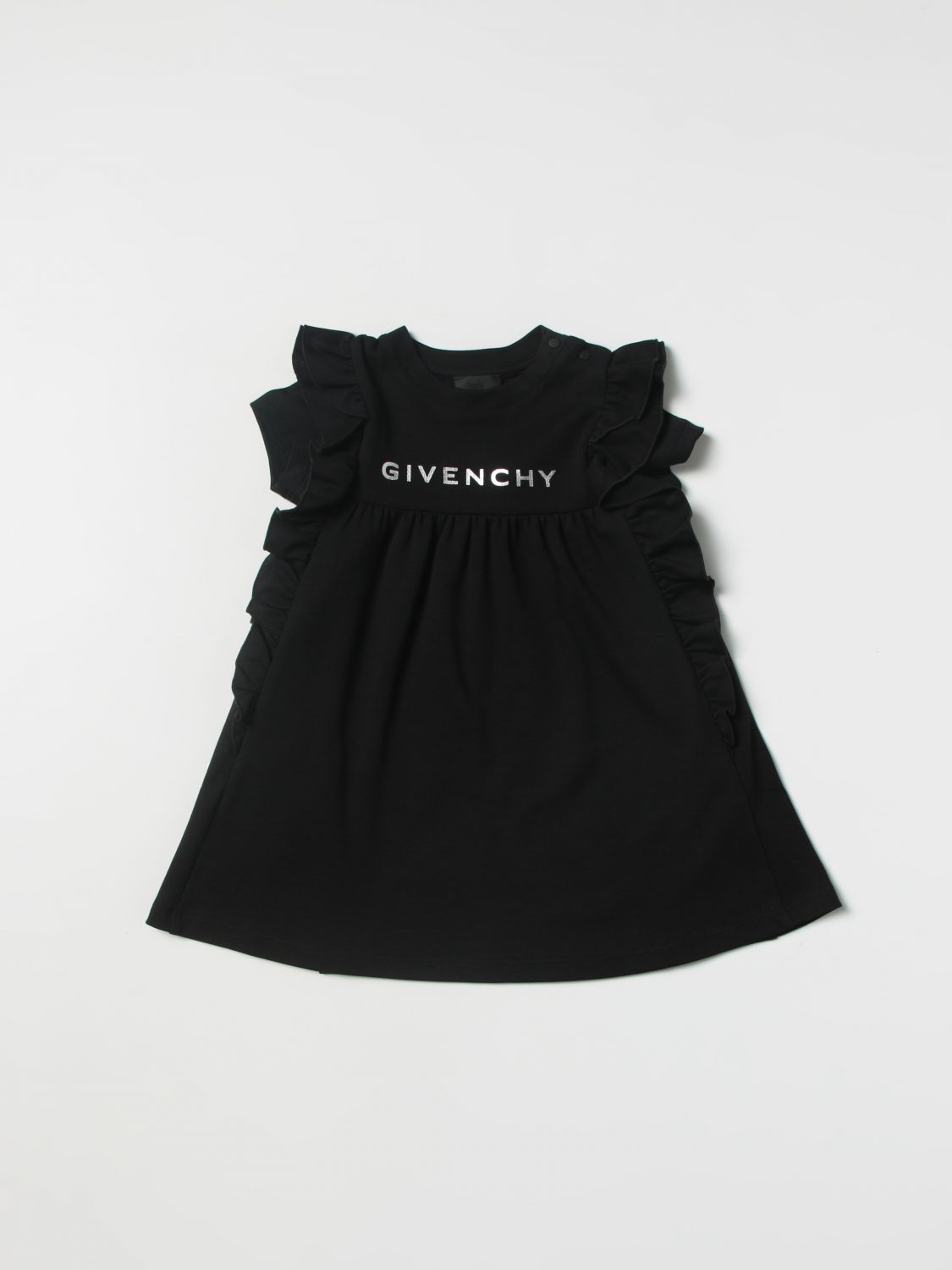 Abito Givenchy: Abito mini Givenchy con logo nero 1