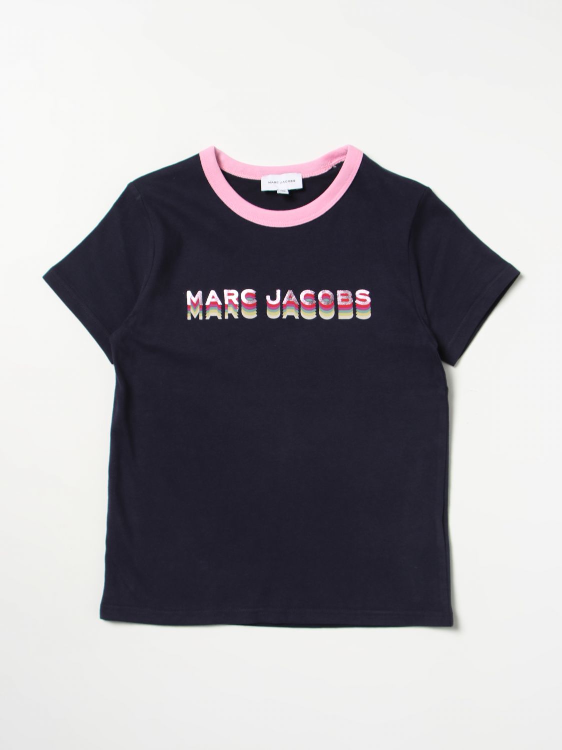 T-shirt Little Marc Jacobs: Little Marc Jacobs t-shirt for girls blue 1