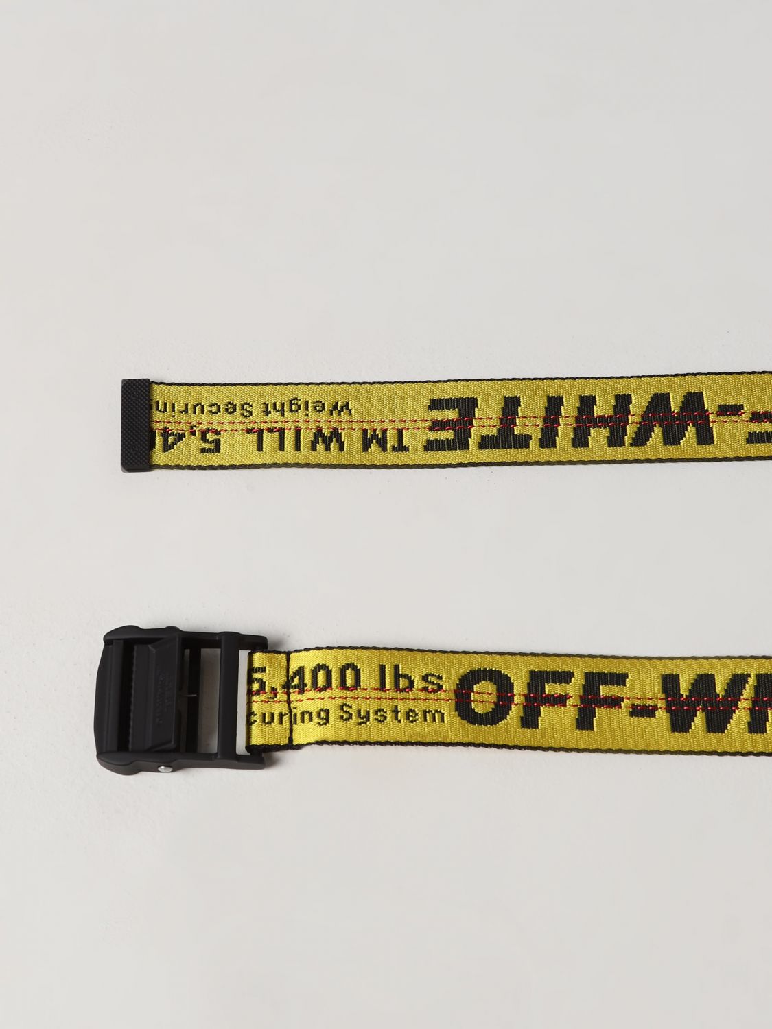 Belt Off-White: Off-White belt for men yellow 2